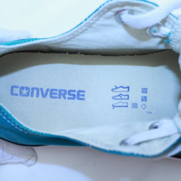 Converse Chuck Taylor All Star Unisex M8 Women 10 Teal LowTop Sneakers - 132301F - Picture 8 of 11